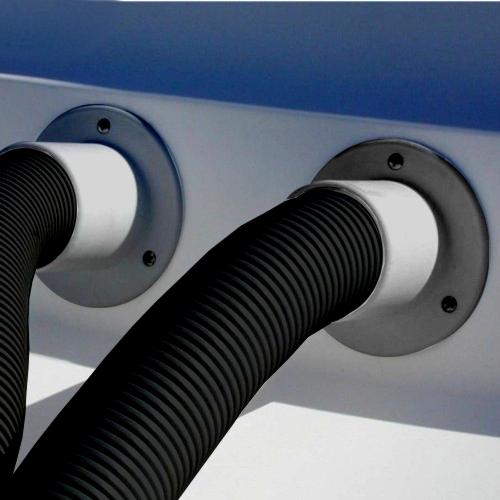 Mercury Marine Yamaha Outboard Boat Rigging Kit Flange w/ Black Hose 2