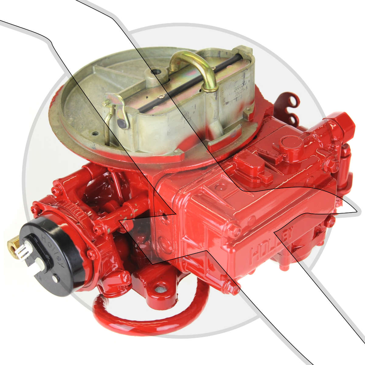 Volvo Penta Holley 2 Barrel Carburetor 3859068 21610335 5.0 5.7 350