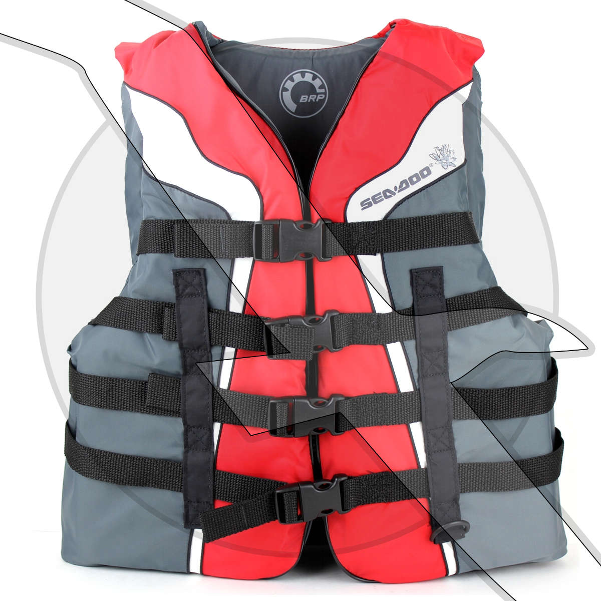 Sea Doo Ladies Motion Nylon PFD Womens Water Ski Jacket