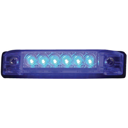 Marine//Boat Slim Line Blue Waterproof LED Utility Strip Light 12 Bulb