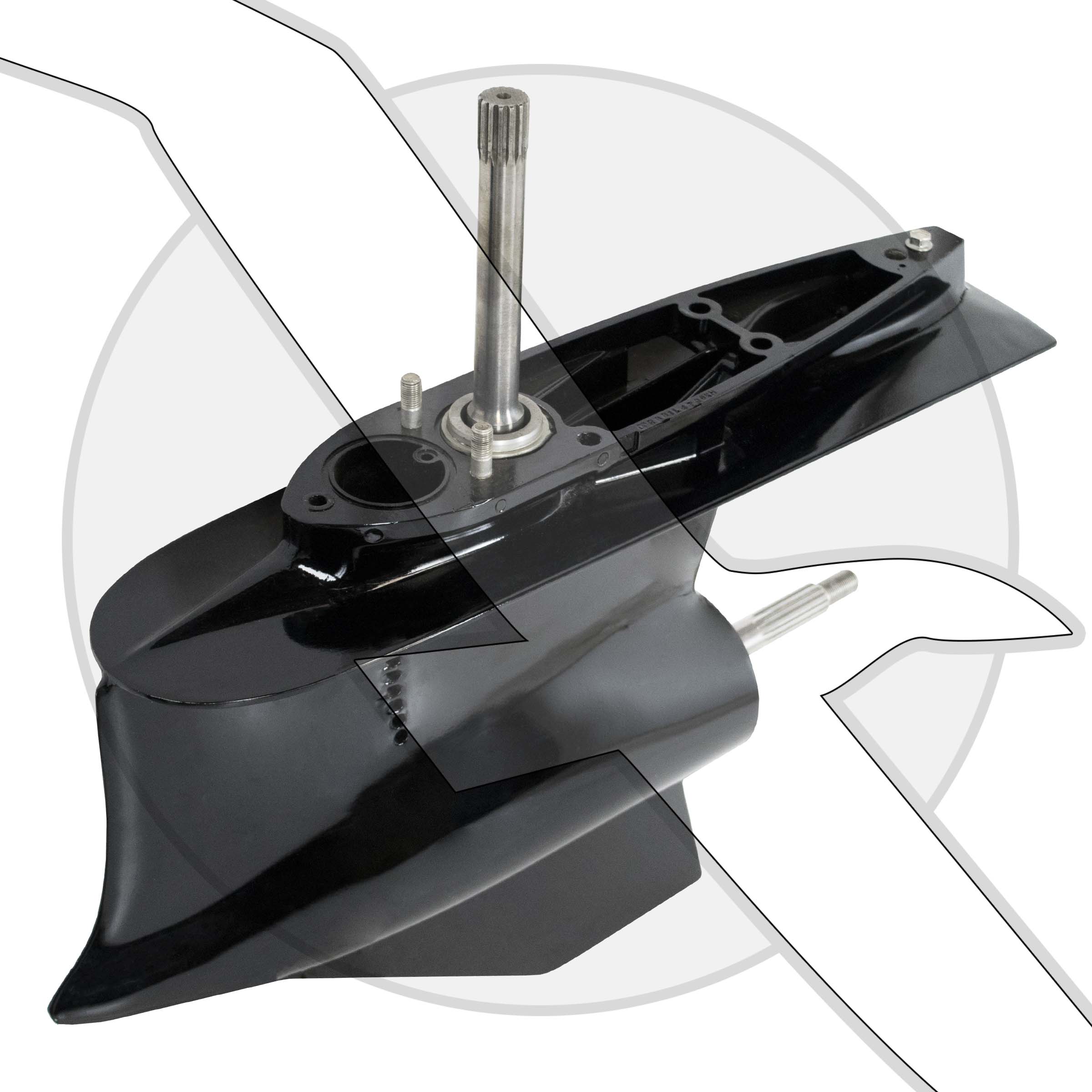 Mercruiser Bravo 1 One Lower Unit With Nose Cone 15/19 Rebuilt