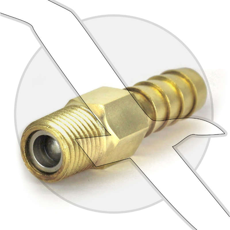 Moeller Anti-Siphon Valve 1//4/" NPT X 3//8/" Hose Barb