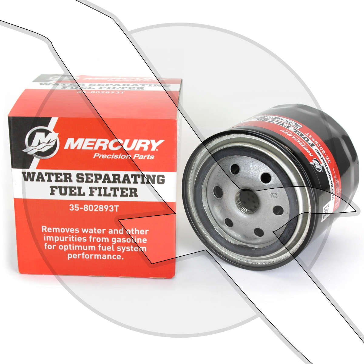 Automotive New OEM MerCruiser Mercury Fuel Water Separator Filter 35