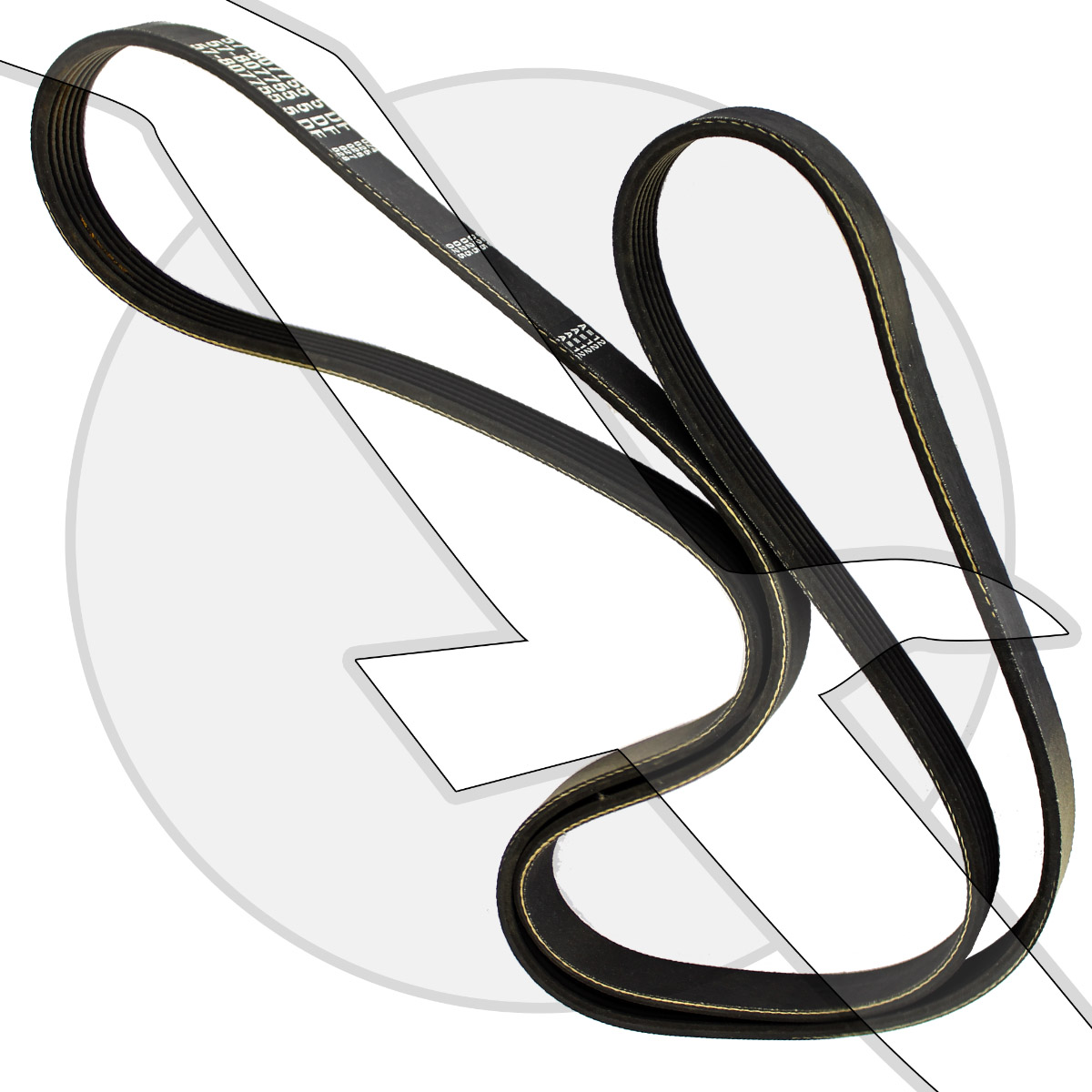 Mercury Marine Mercruiser 5.7L 350 MAG 6.2L Serpentine Belt 57-807755Q04 8077554