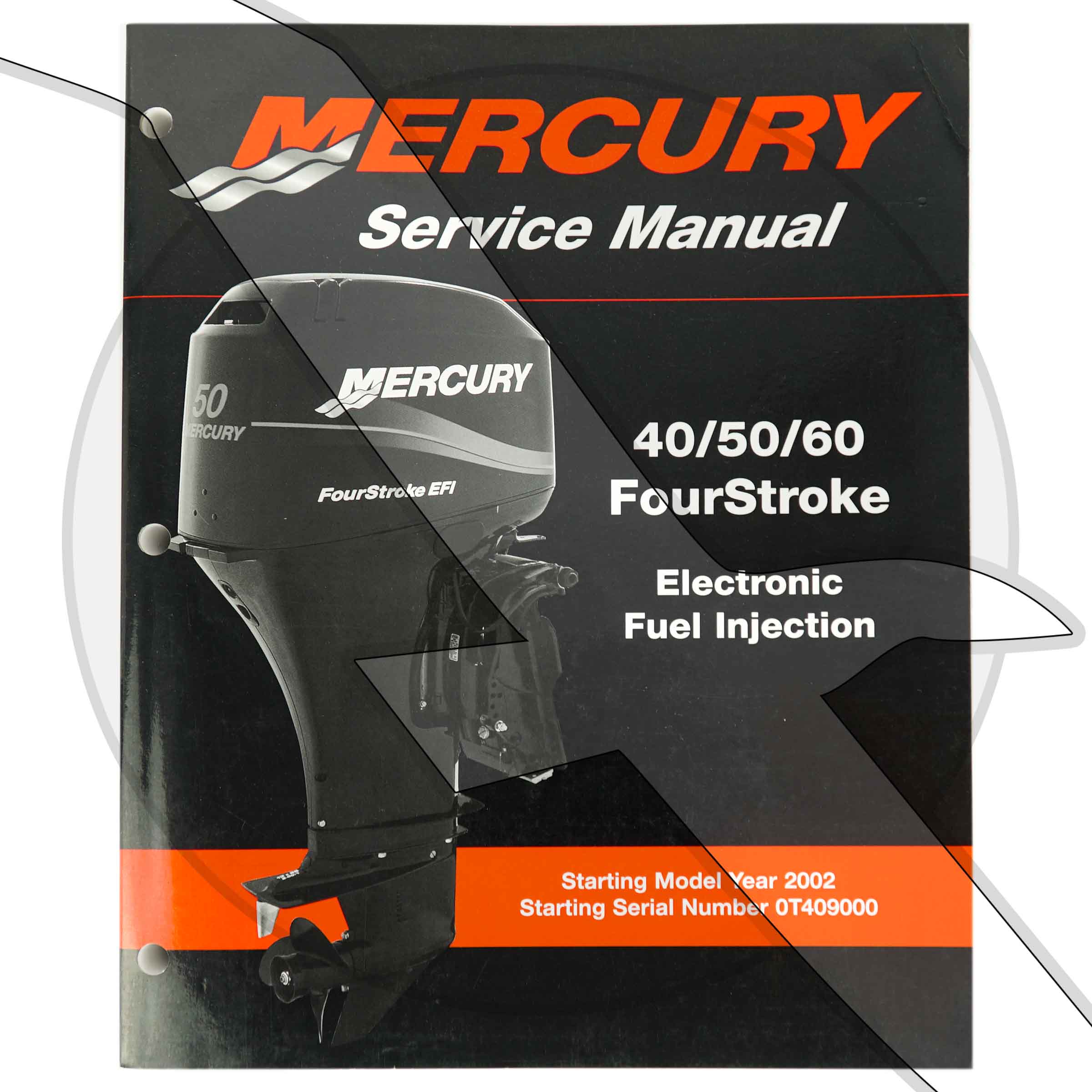 Details about Mercury Marine Outboard 2002 & Later 40hp 50hp 60hp 4-Stroke EFI Service Manual