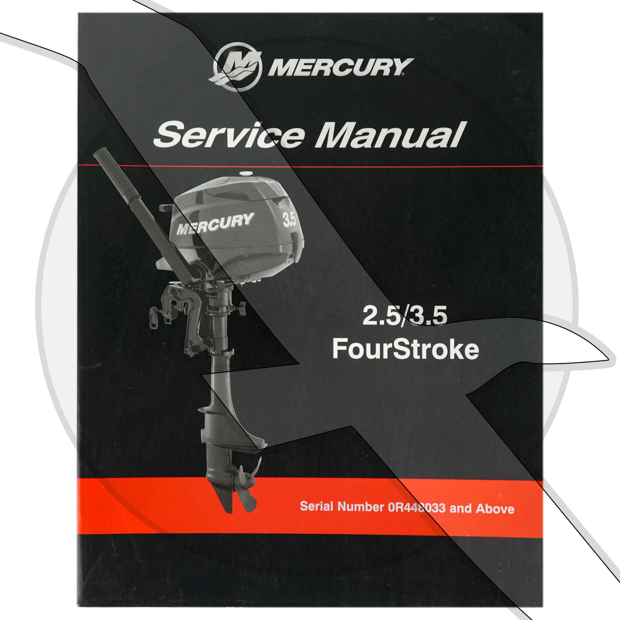 Mercury Marine Outboard 2.5hp 3.5hp 4 Stroke Factory Shop Service