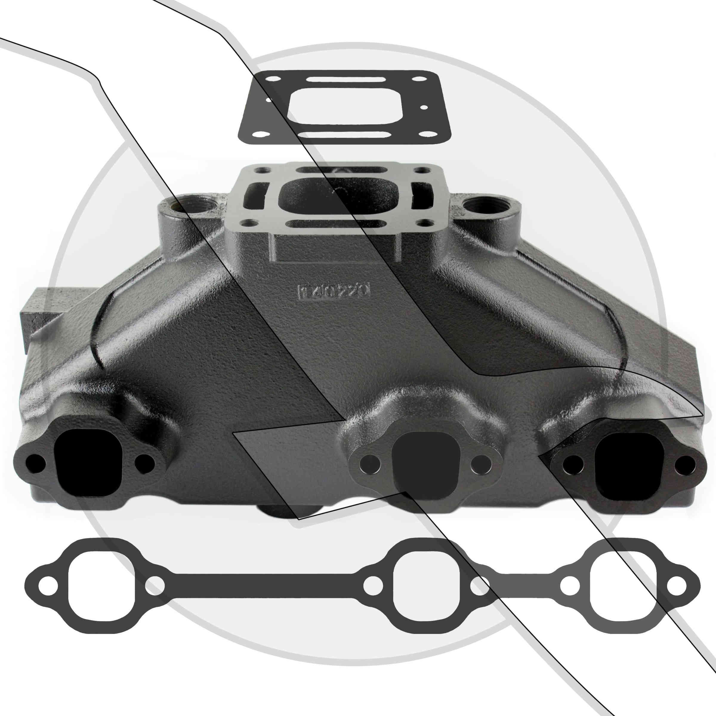 4.3L V6 Exhaust Manifold Kit Mercruiser 99746A17 Sierra 1819521 GLM 51220 eBay