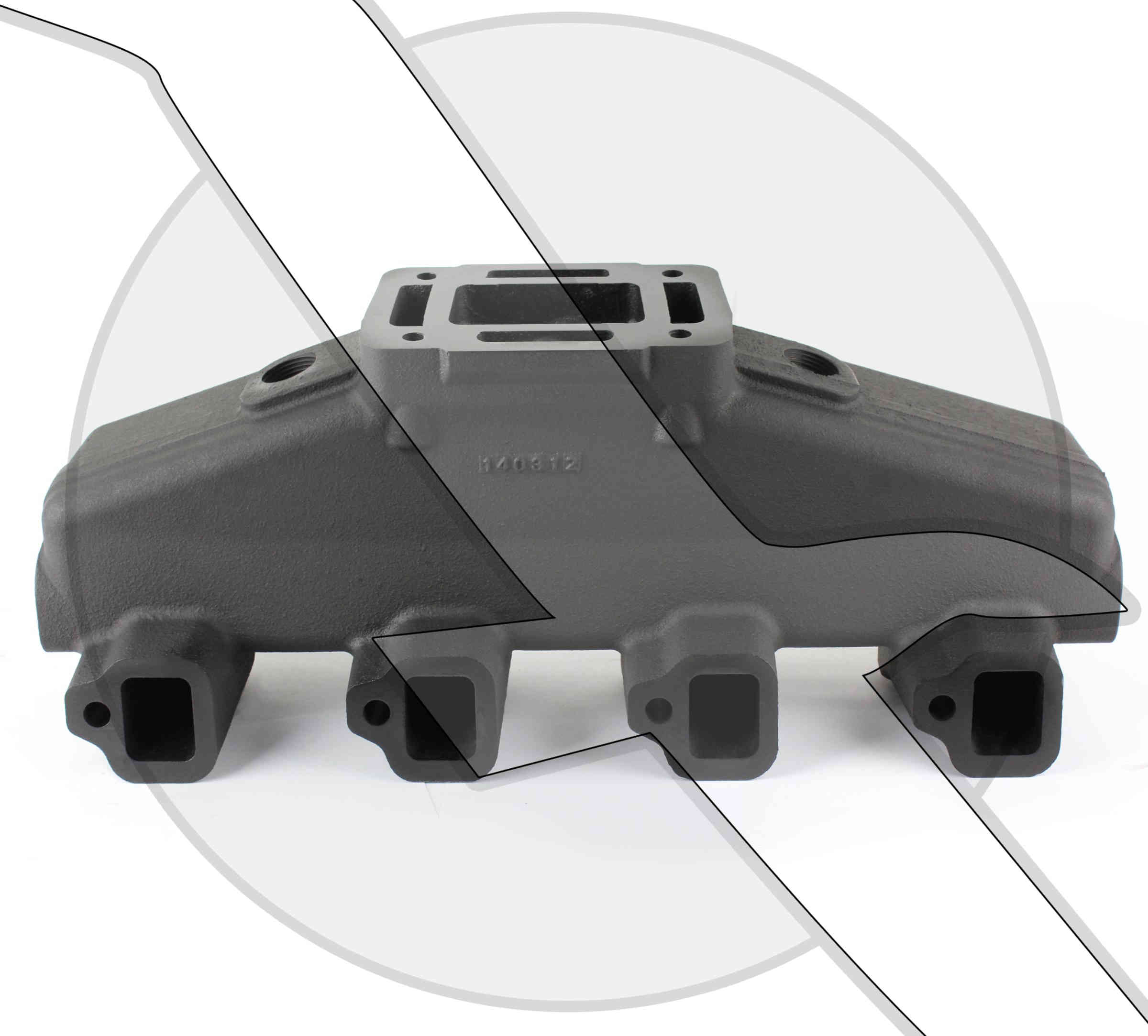 Port side exhaust. Ford 1 351 481