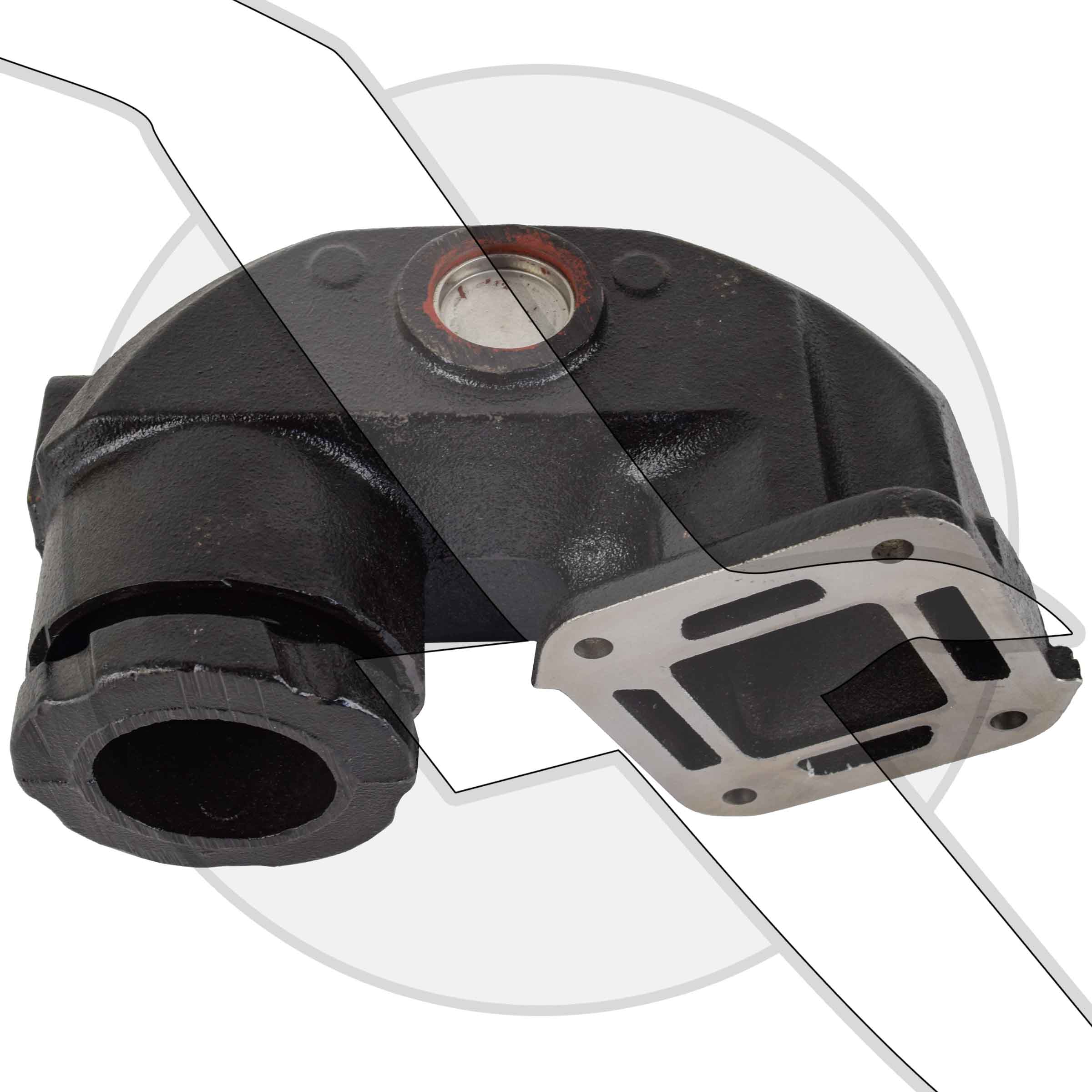 Volvo Penta Genuine OEM Exhaust Riser 3.0GLM 3.0GLP 3588683 3588684 | eBay