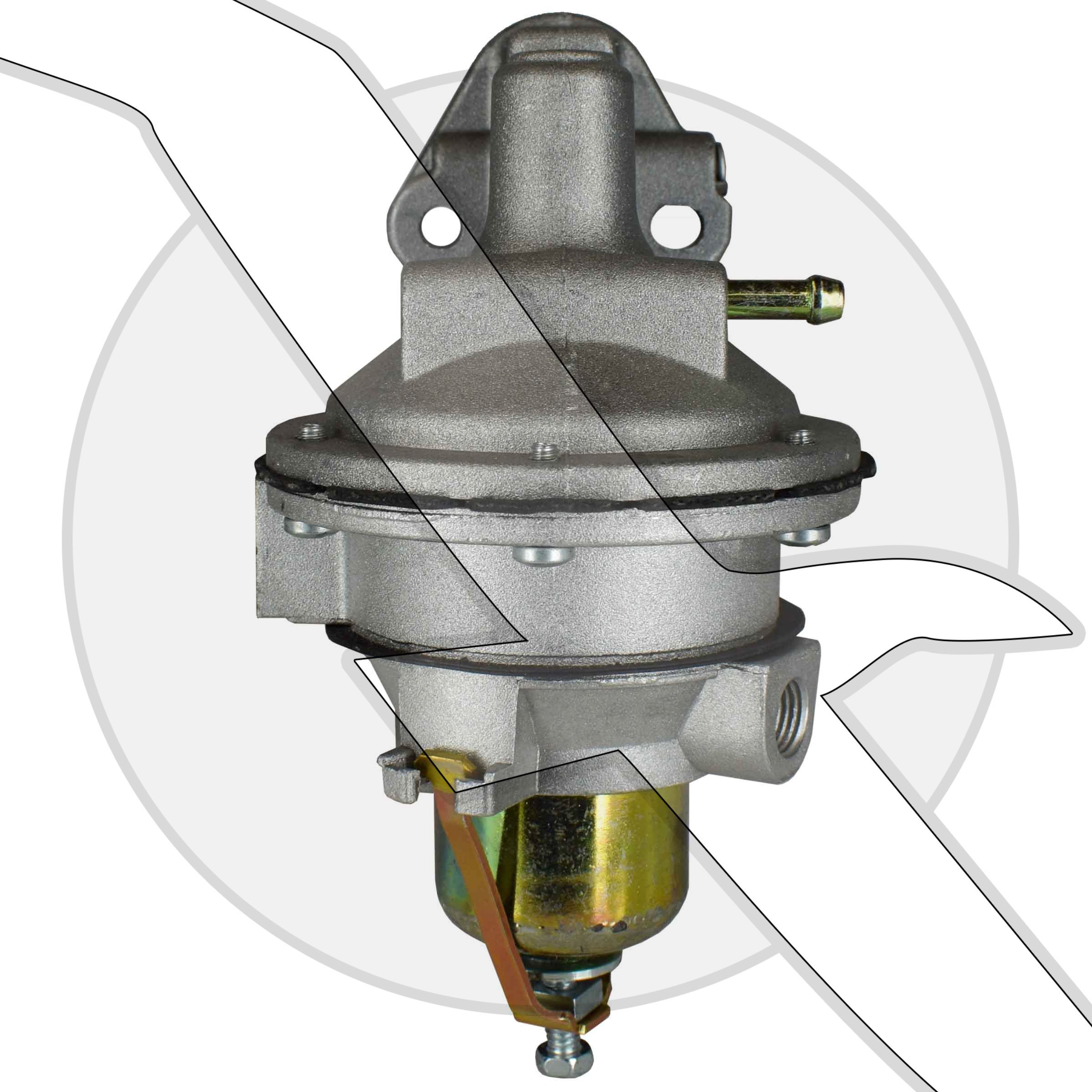 Volvo Penta OEM Original Carter Fuel Pump 3.0L 181ci 4