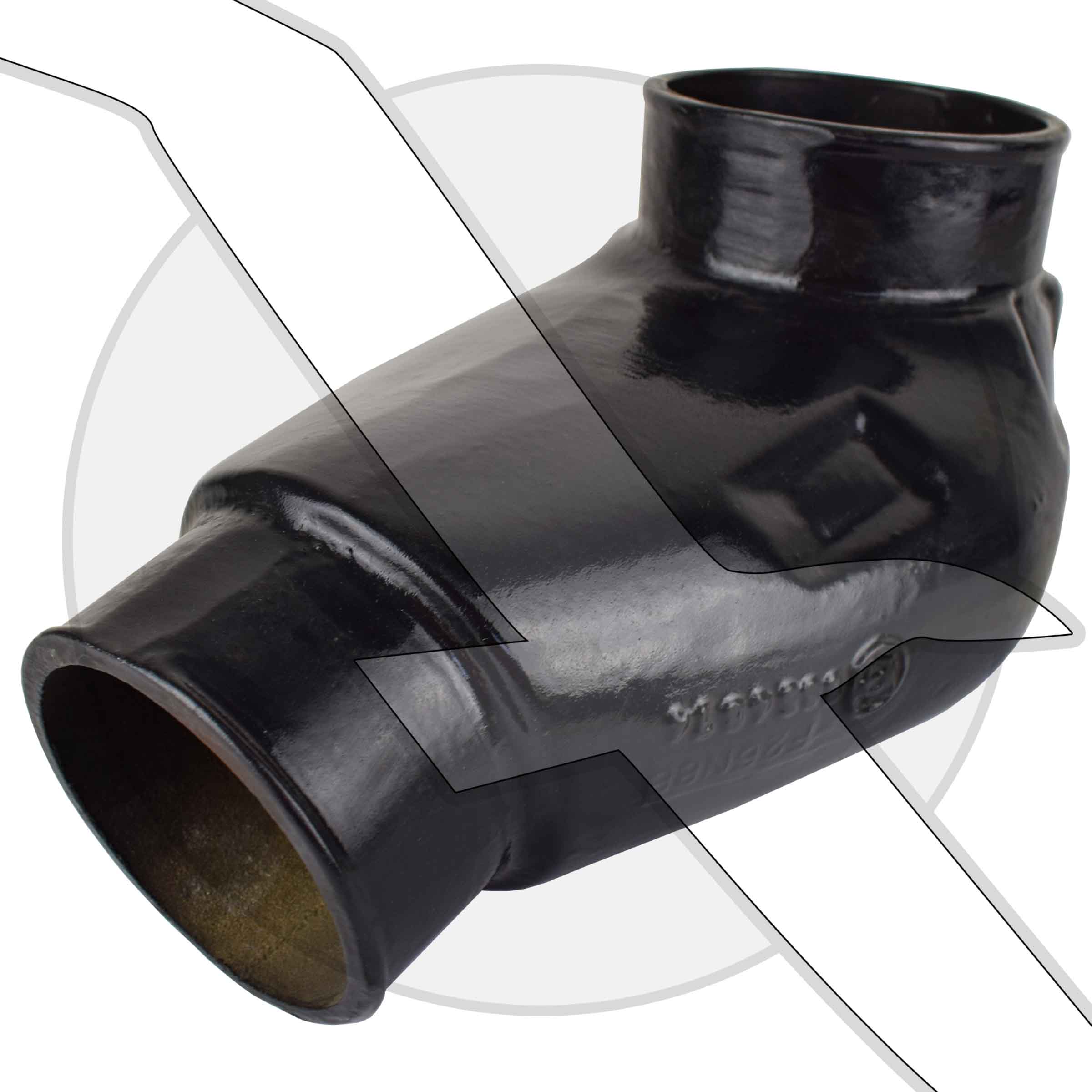 ぴっちゃん Volvo Penta 3858873 Exhaust Y Pipe Collector OEM USED