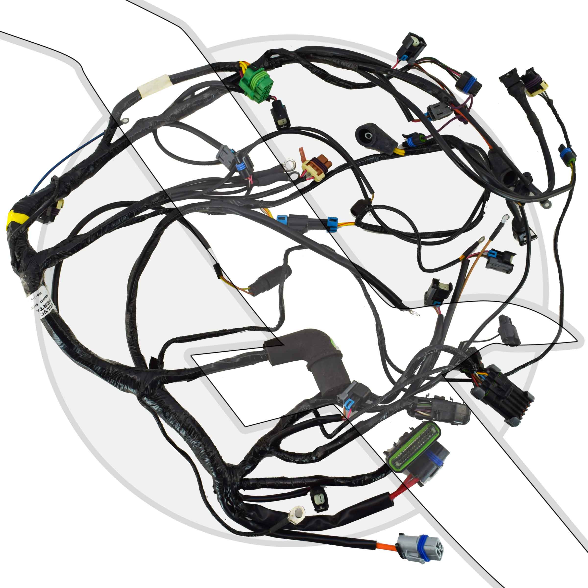 Volvo Penta 5 7l Gxi Motor Marine Engine Wiring Wire Harness 3863227 Ebay