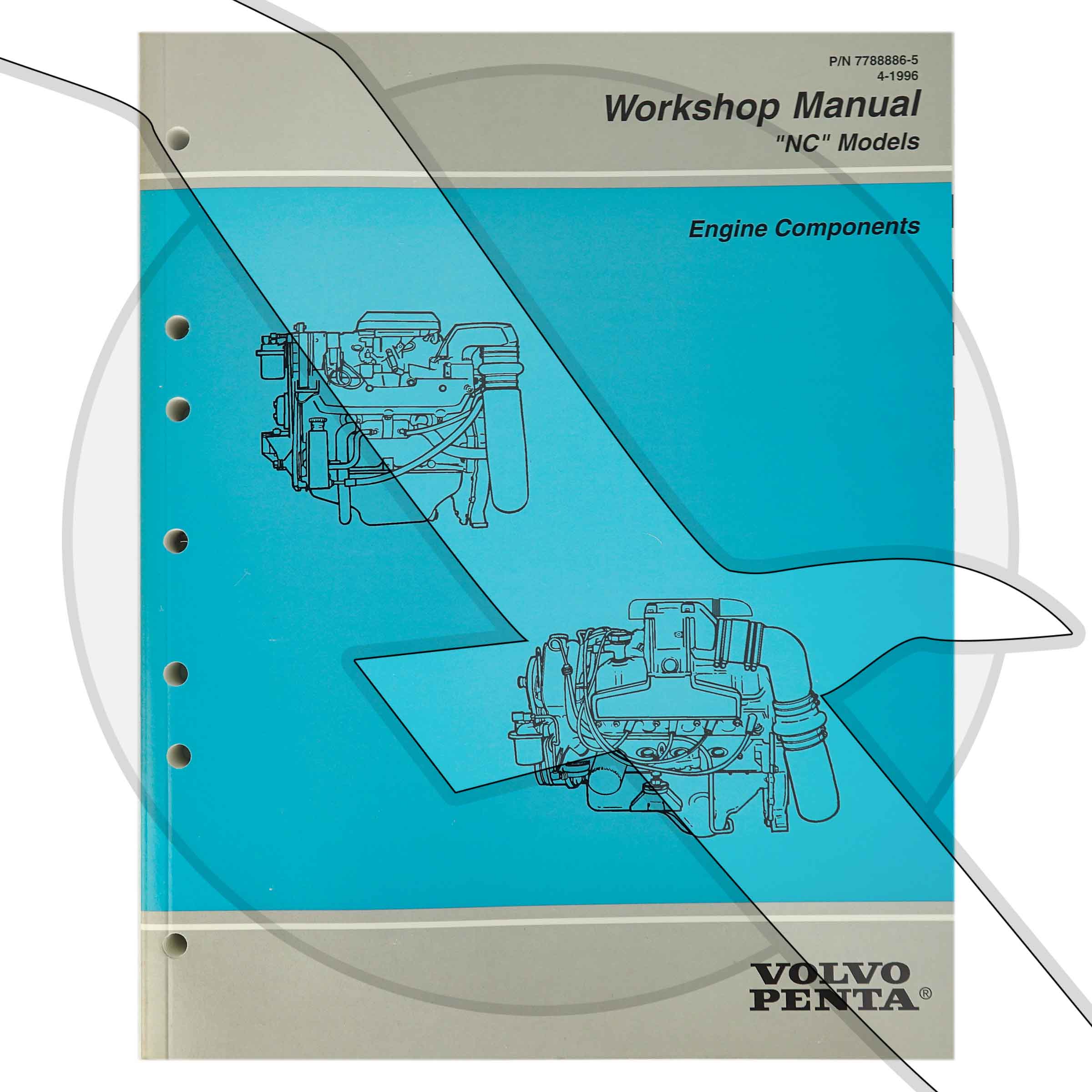 Volvo Penta 1997 Engine Components Factory Repair Service Shop Manual 7788886 eBay