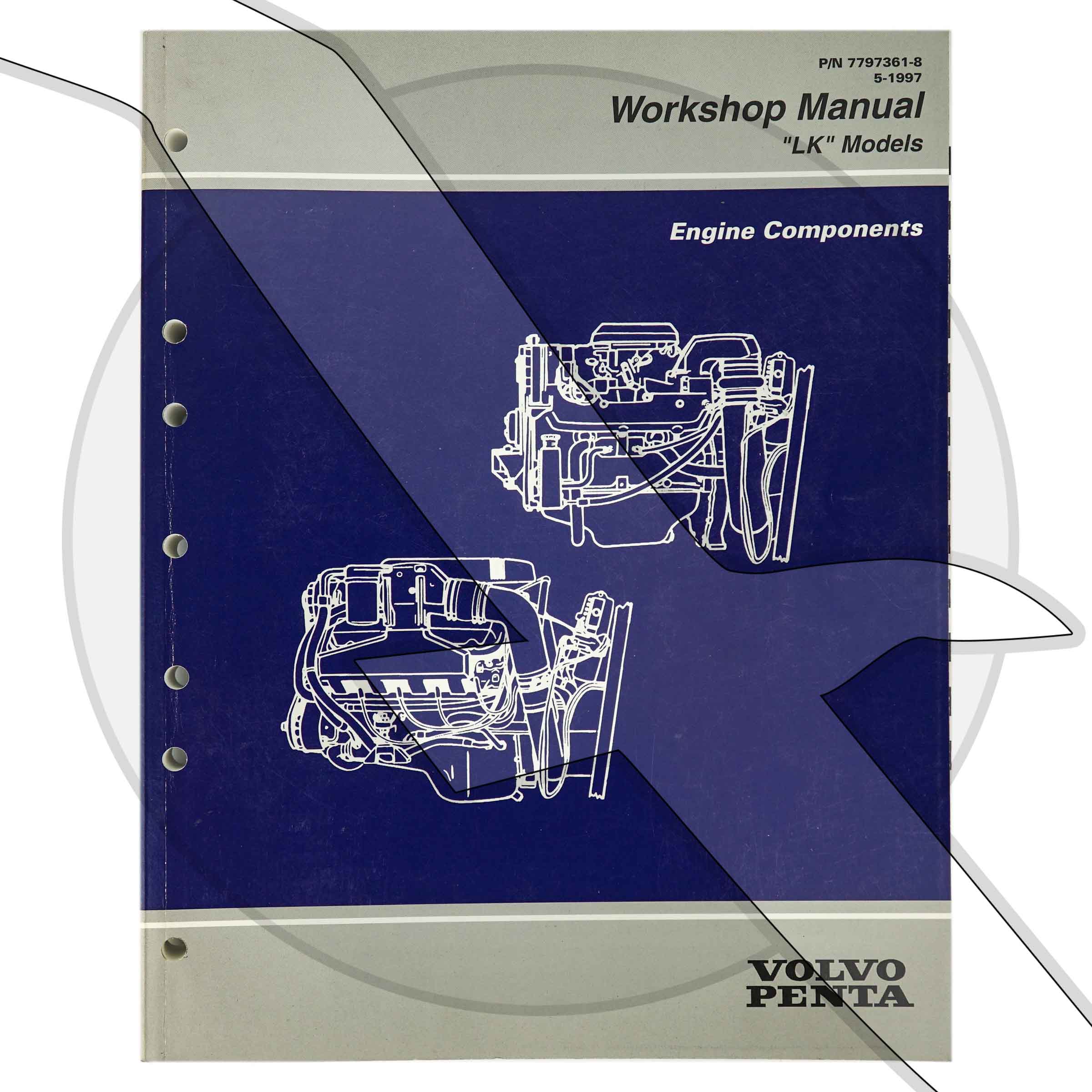 Volvo Penta 19961997 Engine Components Factory Repair Service Shop Manual eBay