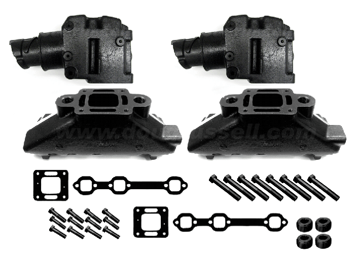 4.3L Mercruiser Replacement Exhaust Manifold Kit