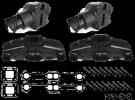 5.0L/5.7L Mercruiser Replacement Exhaust Manifold Kit