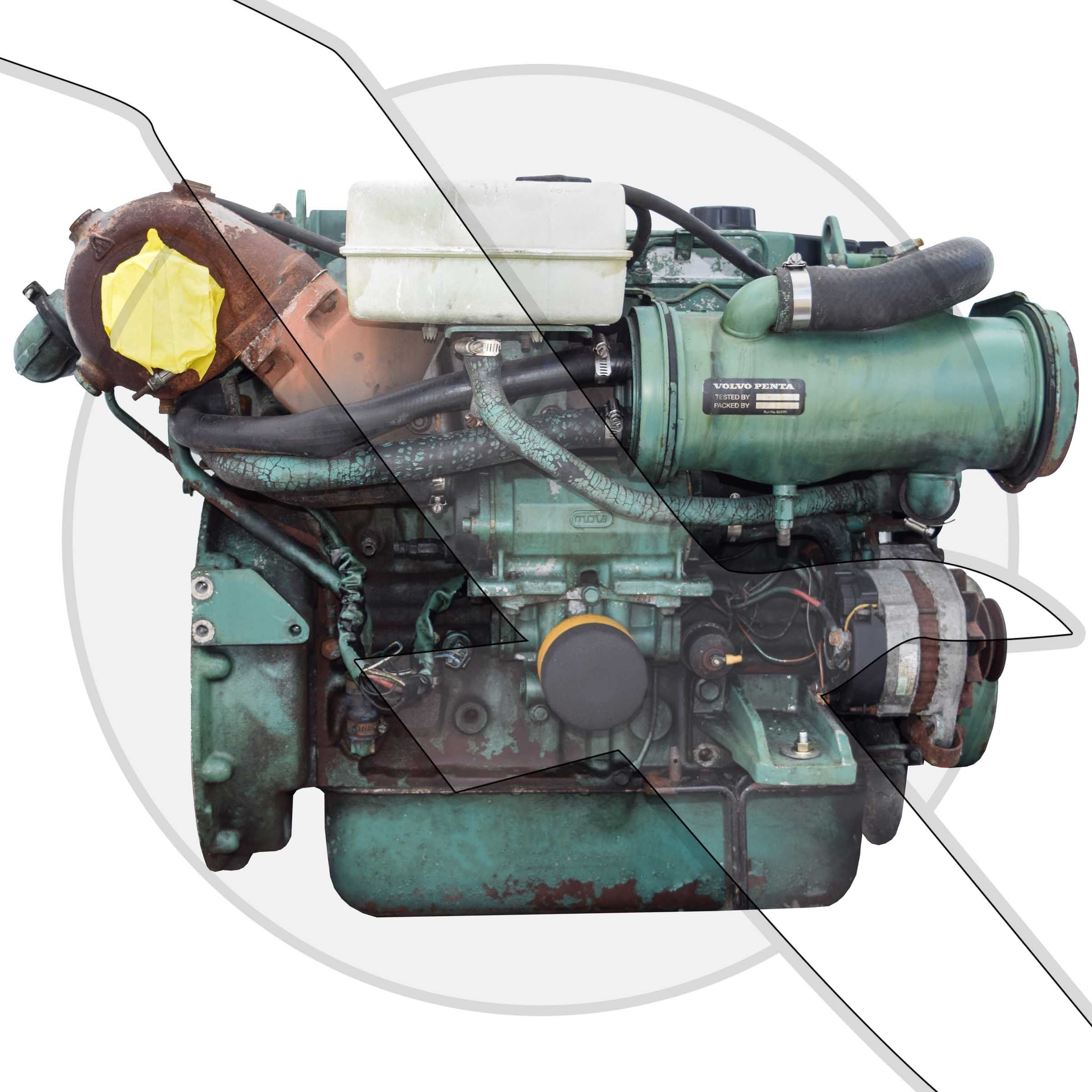 Volvo Penta 2 4l 146ci Ad31p A Diesel Engine