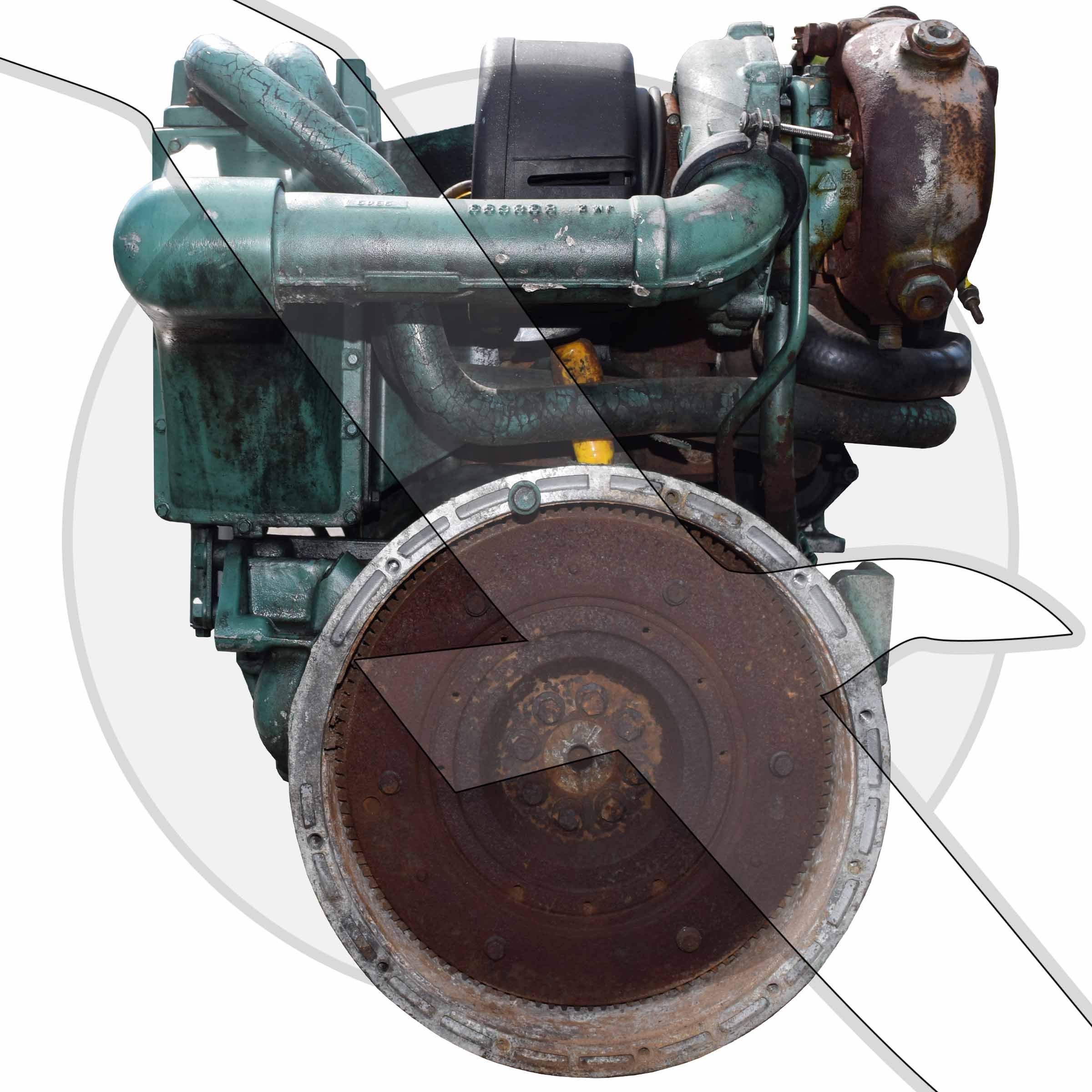 Volvo Penta 2.4L 146ci AD31P-A Diesel Engine