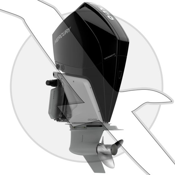 Mercury Marine 250L Verado Outboard Engine w/Controls