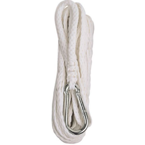 HOLLOW BRAIDED POLYPROPYLENE ANCHOR LINE W/HOOK 