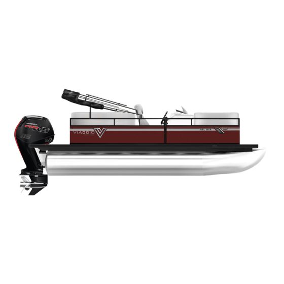 2022 Misty Harbor Viaggio DM16F Pontoon Boat w/ Mercury 40hp Outboard Engine