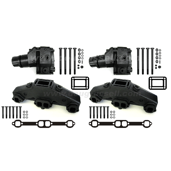HGE OMC/Volvo Penta Replacement 5.0L/5.7L Exhaust Manifold Kit