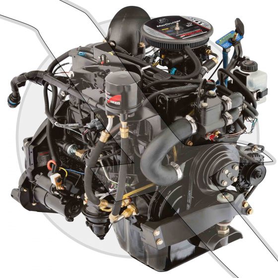 Mercruiser 3 0l alpha tks complete engine