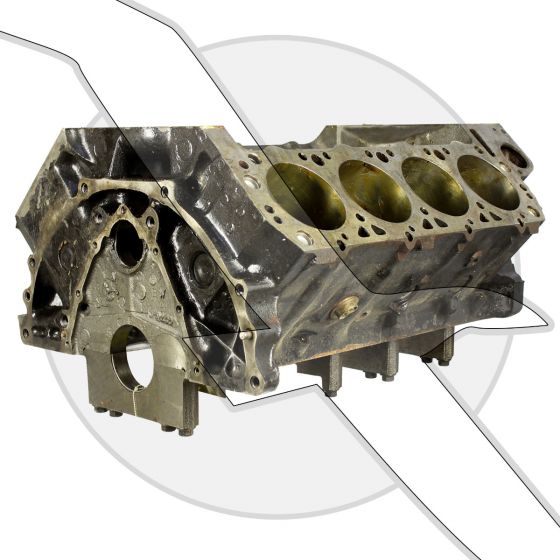 Ford 7.3L 444ci Bare Block Diesel Engine