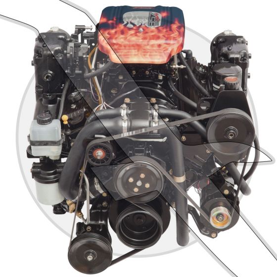 Mercruiser 357 Bravo Complete Engine
