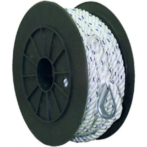 PREMIUM 3-STRAND TWISTED NYLON ANCHOR LINE WITH TRACER 