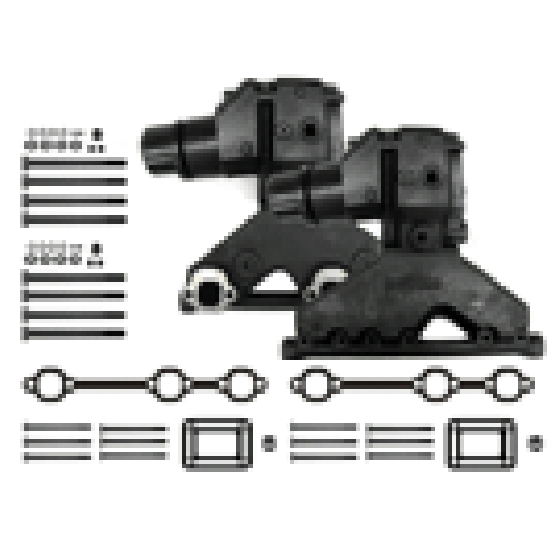 4.3L OMC/Volvo Penta Replacement Exhaust Manifold Kit