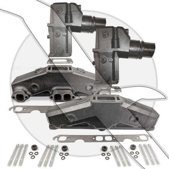 Volvo Penta Replacement 5.0L/5.7L Tall Exhaust Manifold Kit 