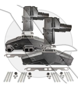 Volvo Penta Replacement 5.0L/5.7L Tall Exhaust Manifold Kit 