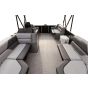 Veranda Vista 20RC pontoon boat front top view