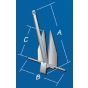 DANFORTH DEEPSET II HI-TENSILE ANCHOR 