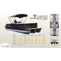  2023 New Leftover Viaggio Diamante 23U Tritoon Mercury 200hp