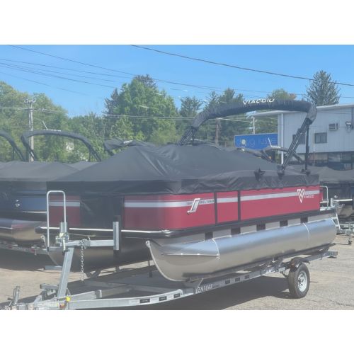 2022 Misty Harbor Viaggio DM18F Pontoon Boat w/ Mercury 50hp Outboard Engine