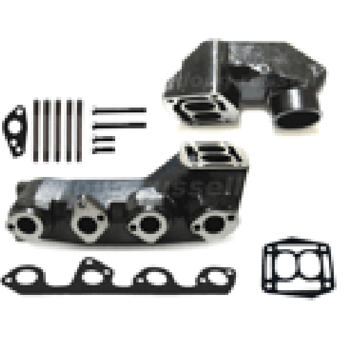 HGE OMC Replacement 3.8L Exhaust Manifold Kit