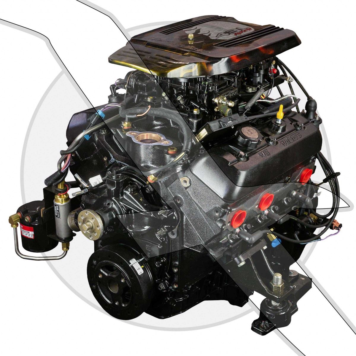 NEW Mercruiser 4.3L Carbureted Crate Direct Inboard Engine 225hp
