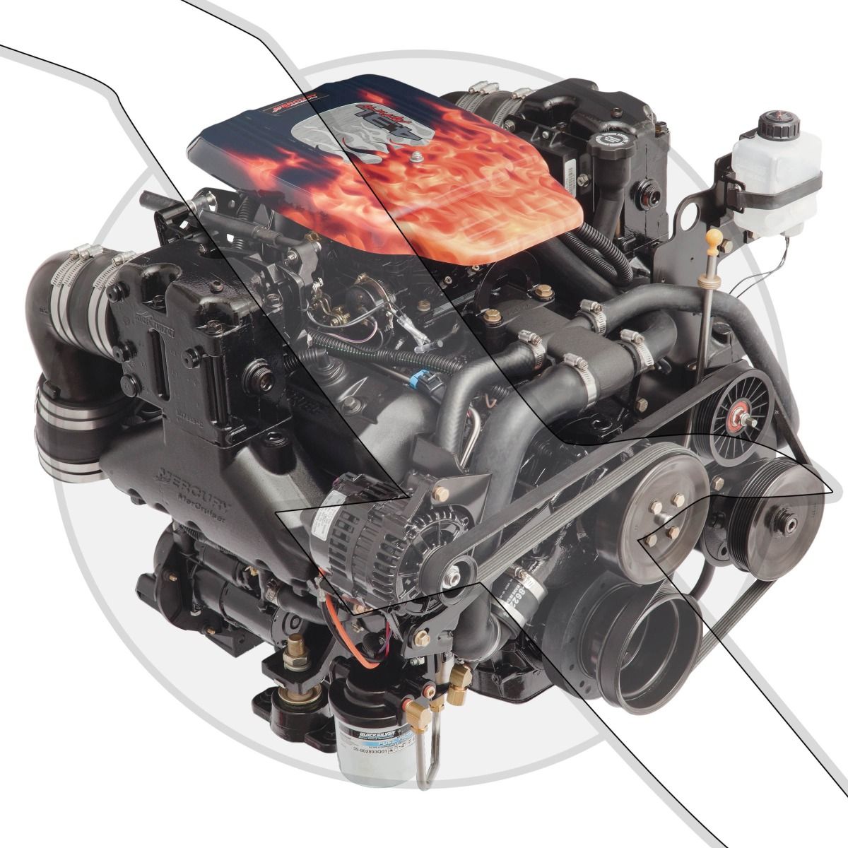 Mercruiser 4.3 Alpha 4V 225hp Engine