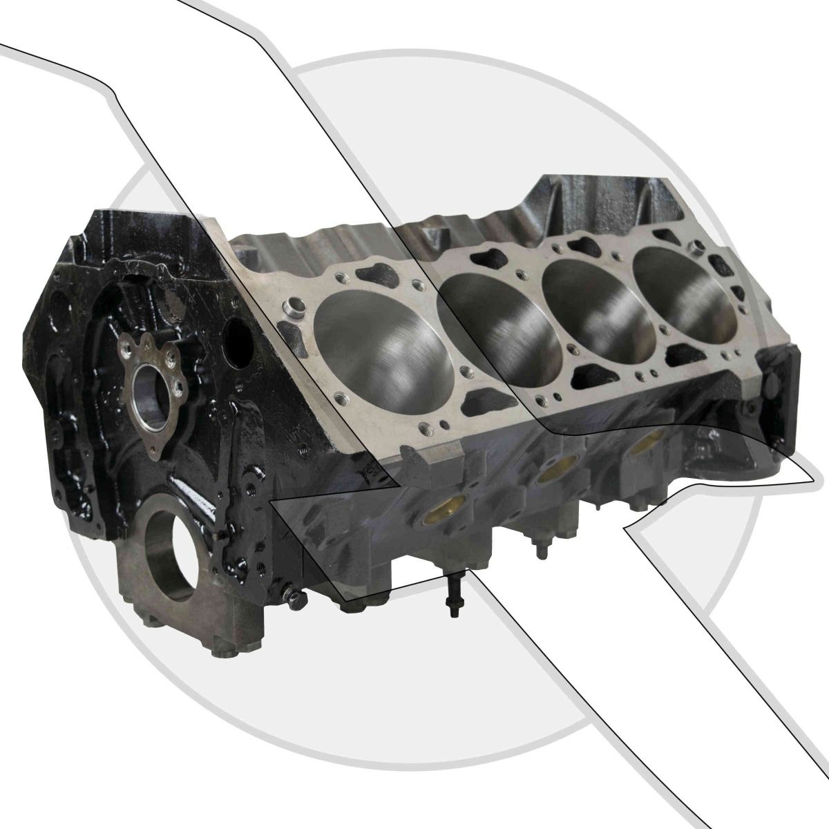 8.2L 502ci GM Gen V Bare Block Casting 859