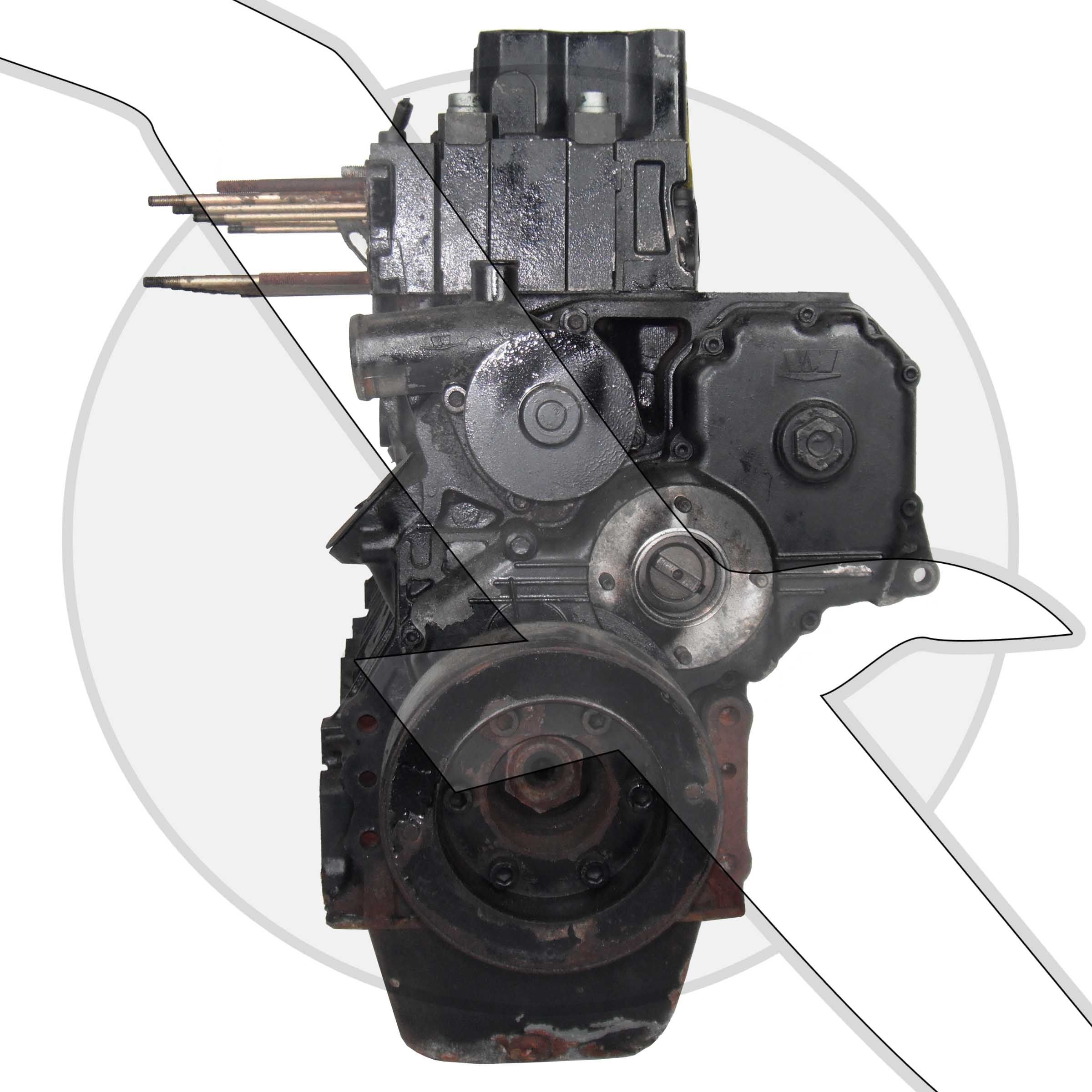 Mercruiser 4.2L 254ci VM Diesel Long Block Engine
