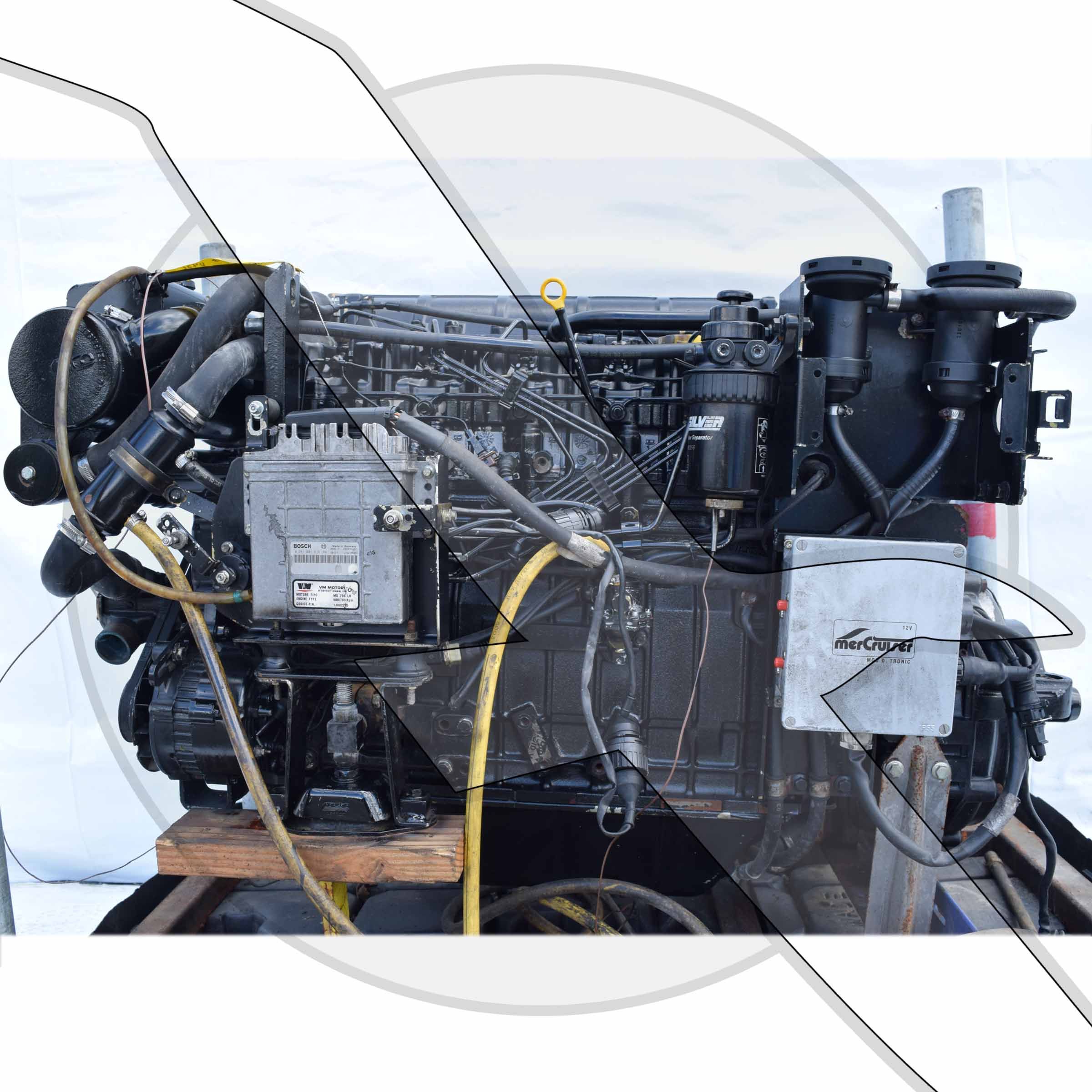 PRE Mercruiser 4.2L 254ci VM Diesel DTronic Sterndrive Engine 300hp