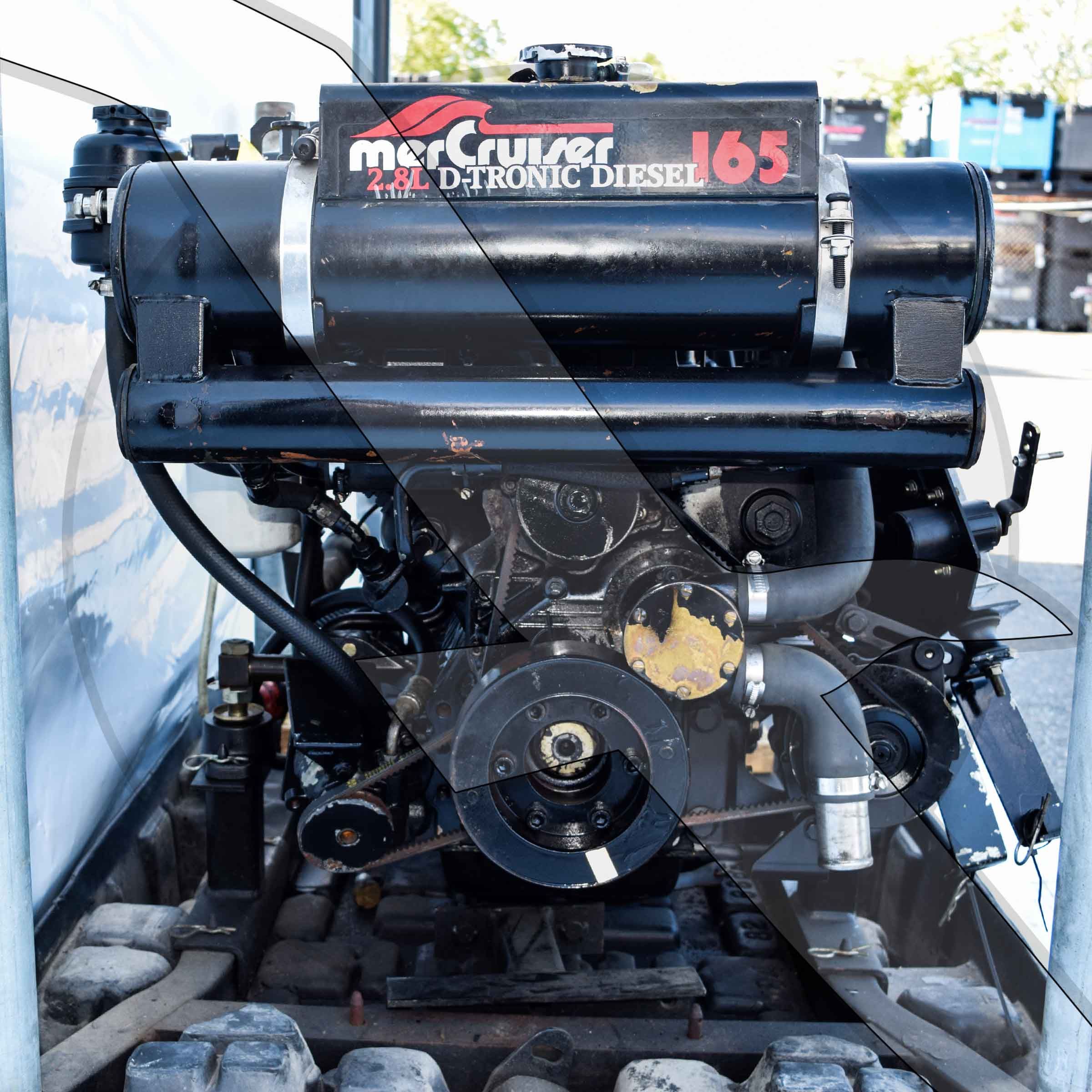 Mercruiser 2.8L 169ci D-Tronic Diesel Engine.